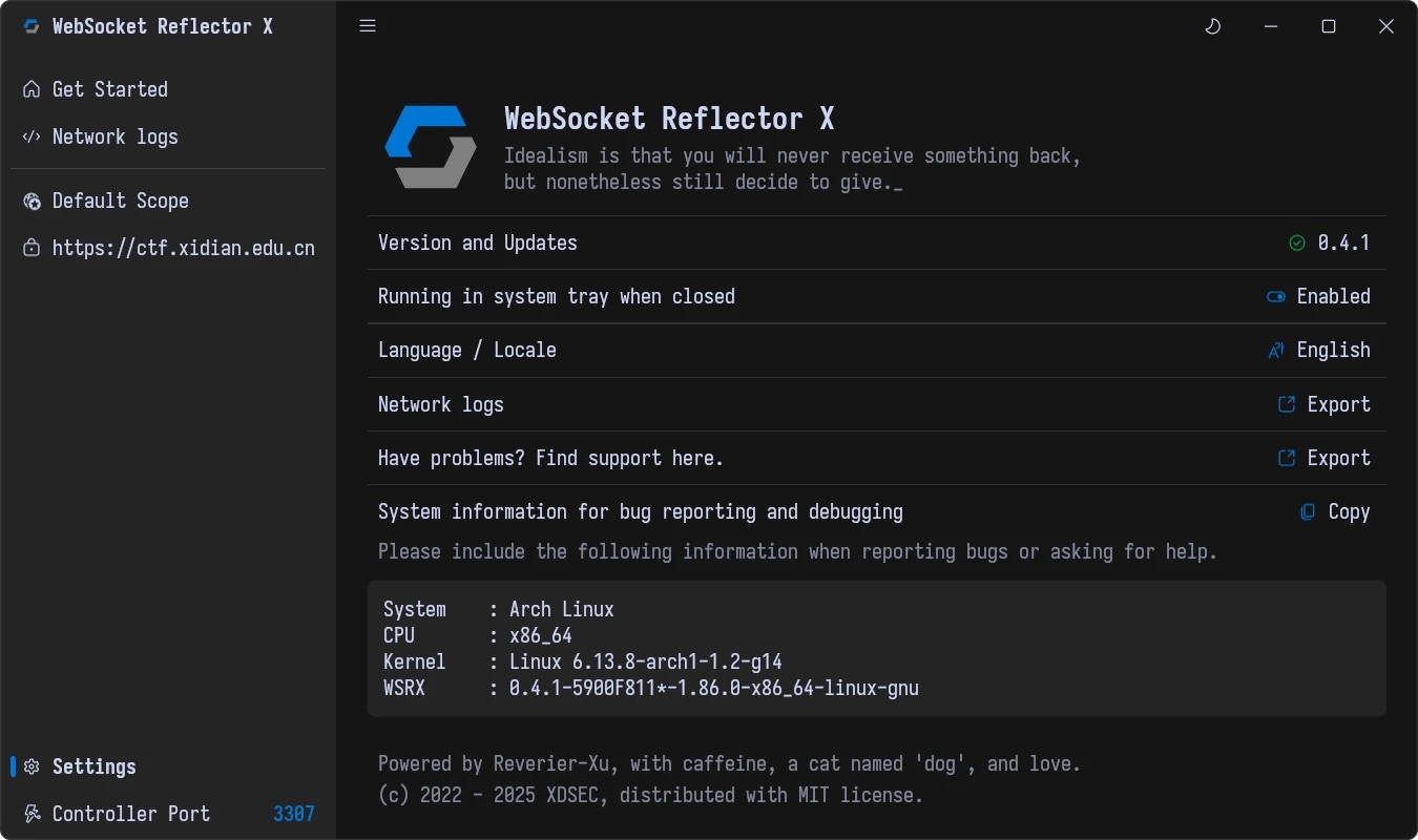 Picture of WebSocket Reflector X.