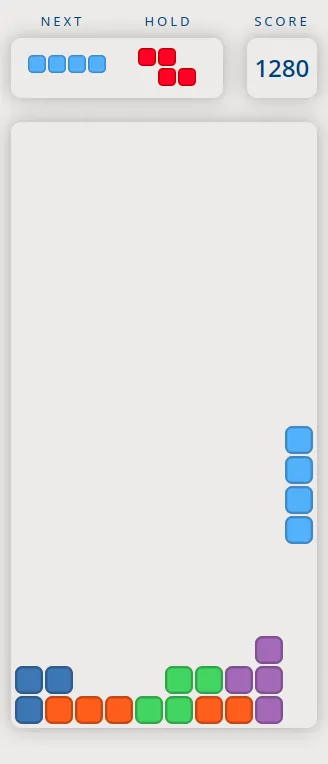 Screenshot of Tetris