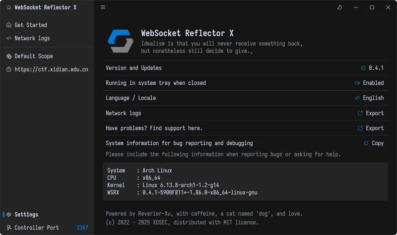 Picture of WebSocket Reflector X.